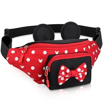 Adorable Disney Minnie Mouse Fanny Pack - Perfect for Travel and Fun