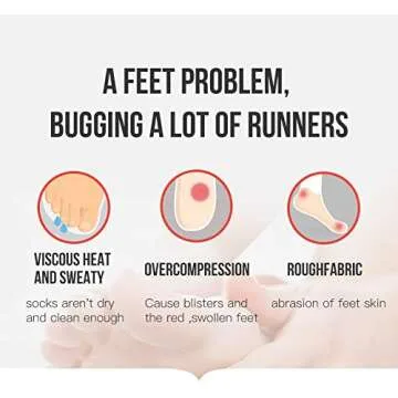 AONIJIE High Performance Five Finger Athletic Socks