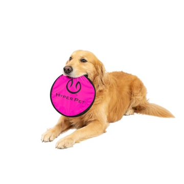 Hyper Pet Flippy Flopper Dog Frisbee Interactive Dog Toys [Flying Disc Dog Fetch Toy – Floats in W...