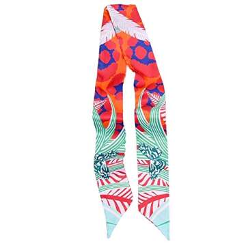 IMLECK Fashion Handbag Ribbon Scarf for Women