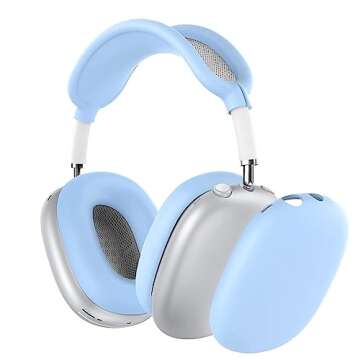 Stylish 3 in 1 Silicone Case Cover for AirPods Max