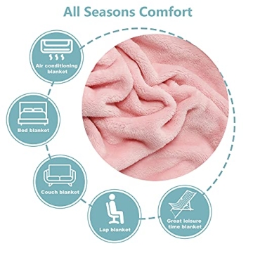 NANPIPER Fleece Blanket - Soft Queen Size Comfort