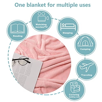 NANPIPER Fleece Blanket - Soft Queen Size Comfort