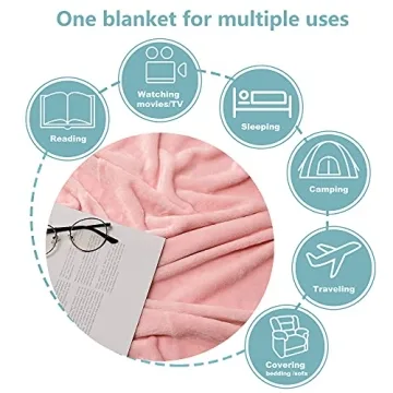 NANPIPER Fleece Blanket - Soft Queen Size Comfort