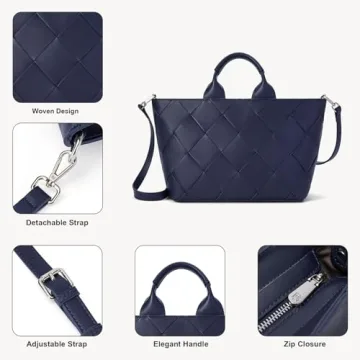 Versatile BOSTANTEN Woven Tote Bag for Women - Stylish & Durable