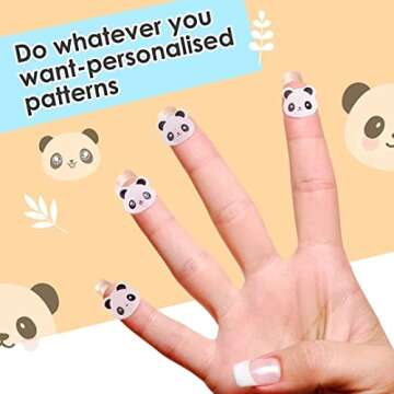 AUSLKA Panda Pimple Patches- 120 Patches, Hydrocolloid Spot Dots - Blemishes Patch - Facial Skin Car...
