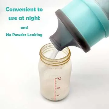 LADISO Portable Baby Formula Dispenser - Non-Spill Container