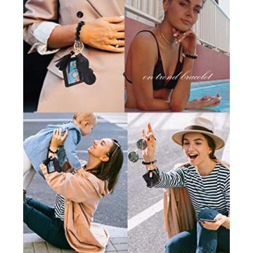 BVGA Wristlet Keychain Bracelet for Stylish Convenience