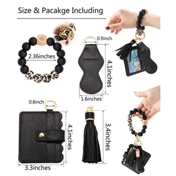 BVGA Wristlet Keychain Bracelet for Stylish Convenience
