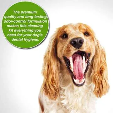 Pure and Natural Pet Organic Dental Solutions USDA Certified Organic Small Kit (.8 oz Canine Tooth Gel with Eco-Friendly Bamboo Toothbrush).