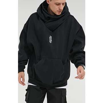Eocicvvi Fleece Hoodie for Men - Stylish & Comfortable Pullover