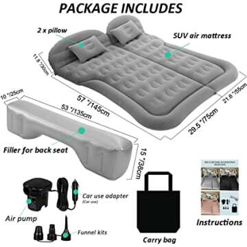 Comfortable Air Mattress Camping Bed for Adventurers