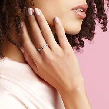 PANDORA Knotted Hearts Ring - Symbol of Unbreakable Love - Promise Ring for Women - Layering or Stackable Ring - Gift for Her Sterling Silver - Size 6 - With Gift Box