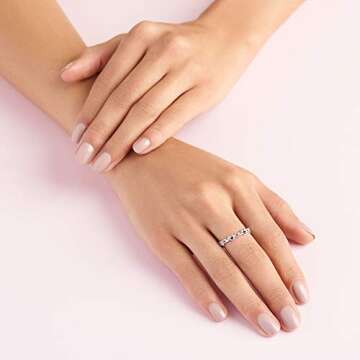 PANDORA Knotted Hearts Ring - Symbol of Unbreakable Love - Promise Ring for Women - Layering or Stackable Ring - Gift for Her Sterling Silver - Size 6 - With Gift Box