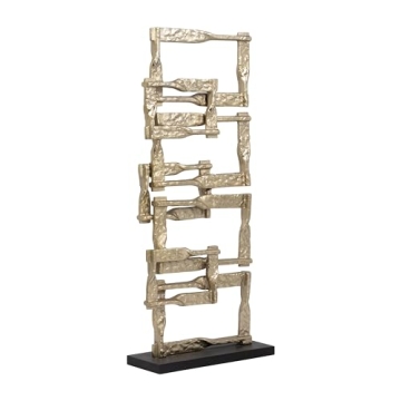 Sagebrook Home 23" Gold Aluminum Stacking Sculpture