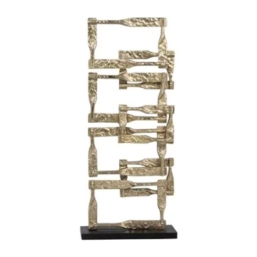 Sagebrook Home 23" Gold Aluminum Stacking Sculpture