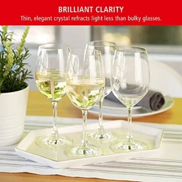 Elegant Spiegelau White Wine Glass Set of 4 for Gifting