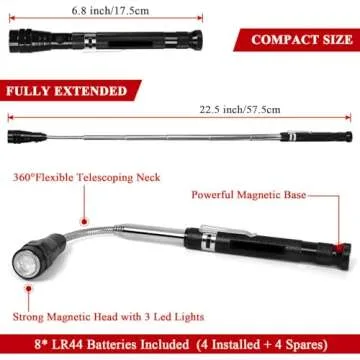 Biuonk Telescoping Magnetic Pickup Tool for Men