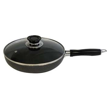 Wee's Beyond Non-Stick Fry Pan with Lid - 8 Inch Kitchen Essential