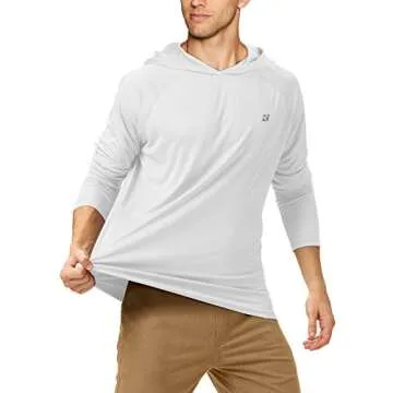 Roadbox 2 Pack UPF 50+ Fishing Shirts for Men - Long Sleeve Sun Protection Hoodie