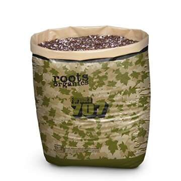 Aurora Innovations Roots Organics Formula 707, Organic Growing Media with Beneficial Mycorrhizae, 3 ...