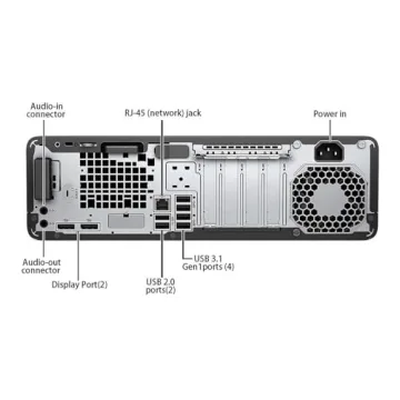 HP EliteDesk 800 G4 SFF i5, 16GB RAM, 256GB SSD PC