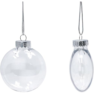 Creative Hobbies® 80mm Clear Plastic Disc Ornaments - Crafting Made Fun