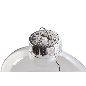 Creative Hobbies Clear Plastic Craft Ornaments Pack of 12