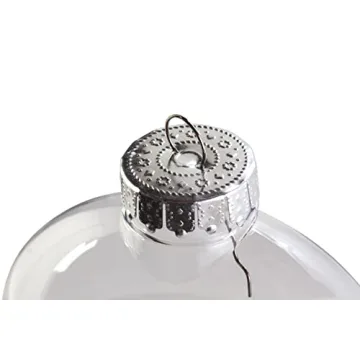 Creative Hobbies Clear Plastic Craft Ornaments Pack of 12