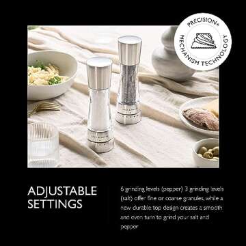 Cole & Mason Derwent Grinder Set - Stylish Culinary Gift