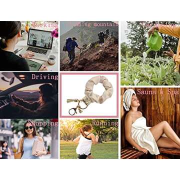 HAEVERAY Scrunchie Keychain – Stylish & Functional