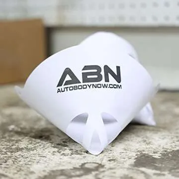 ABN Strainer Cone Funnel with Filter Top 25-Pack – Disposable 190 Micron Fine Nylon Mesh –Paint, Automotive, & More