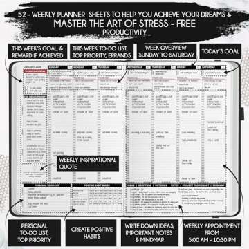 Law of Attraction Planner 2025 for Goal Setting & Growth