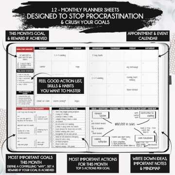 Law of Attraction Planner 2025 for Goal Setting & Growth