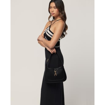 Chic Women’s Vegan Leather Hobo Shoulder Bag