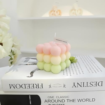 Handmade Bubble Candle - Unique Aesthetic Decor for All