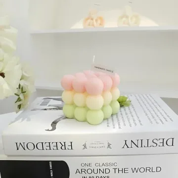 Handmade Bubble Candle - Unique Aesthetic Decor for All