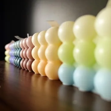 Handmade Bubble Candle - Unique Aesthetic Decor for All