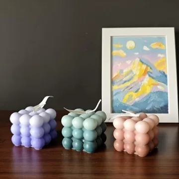 Handmade Bubble Candle - Unique Aesthetic Decor for All