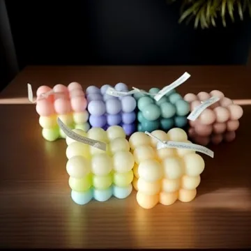 Handmade Bubble Candle - Unique Aesthetic Decor for All