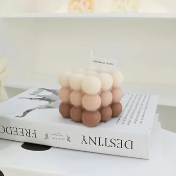 Handmade Bubble Candle - Unique Aesthetic Decor for All
