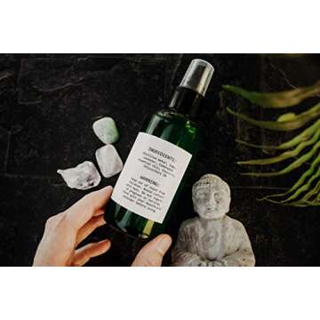 Lulli White Sage Smudge Spray- for Negative Energy Cleansing & Stress Relief, Smokeless Alternative to Herb Bundle Smudging