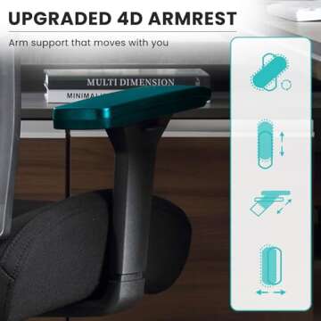 Blue Whale Big and Tall Office Chair 450lbs