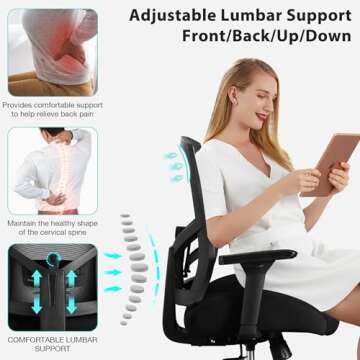 Blue Whale Big and Tall Office Chair 450lbs