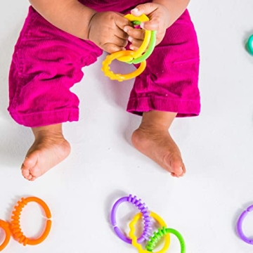 Bright Starts Lots of Links Rings Toys for Babies 0 Months Plus