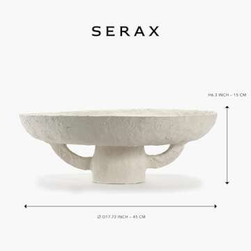 Serax Decorative Tray | Earth interior accessories by Marie Michielssen | Paper Mache Table Decor an...