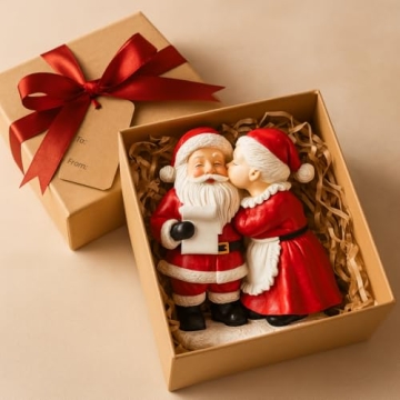 Mr. & Mrs. Santa Claus Hand-Painted Holiday Figurines