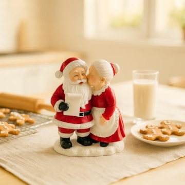 Mr. & Mrs. Santa Claus Hand-Painted Holiday Figurines