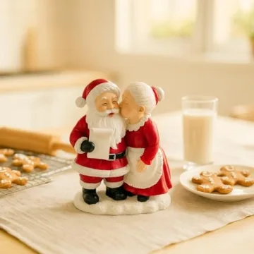 Mr. & Mrs. Santa Claus Hand-Painted Holiday Figurines