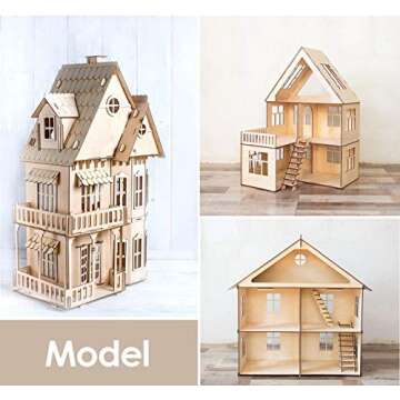 ilauke 5"x 5" Wooden Squares for Crafts, 50 Pcs Unfinished Wood Pieces Blank Balsa Wood Sheets for Crafts Wood Burning Painting Staining Wood Engraving